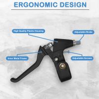 Palanca de freno Universal para bicicleta, 22mm, Compatible con la mayoría de bicicletas, bicicleta de carretera, bicicleta de montaña, negro, par - details 0