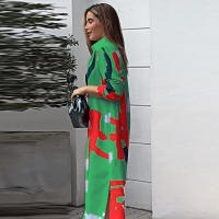 Ropa de mujer 2025 otoño e invierno nueva moda casual estampado vestido camisero suelto para mujer - details 6