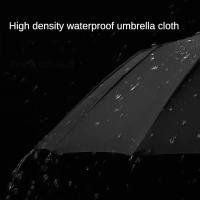 Paraguas plegable totalmente automático para hombres y mujeres, resistente al viento, 32 huesos, mango de madera, sombrillas impermeables para lluvia - details 12