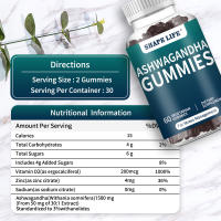 ASHWAGANDHA GUMMIES Caramelo blando de berenjena borracha sudafricana - details 2