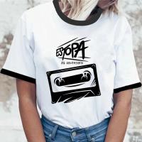 Camiseta de diseñador de manga para mujer, ropa de cómic de anime para niña, top de Estopa - details 2