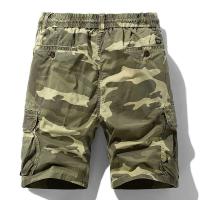 Pantalones cortos casuales de algodón de verano con múltiples bolsillos para hombre, pantalones cortos para correr transpirables para hombre - details 2