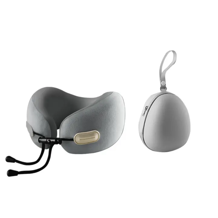 Almohada de viaje ergonómica en forma de U, rebote slow con Bolsa de almacenamiento, almohada para siesta para Oficina, Cómodo cojín para el cuerpo con soporte para la cabeza - 1