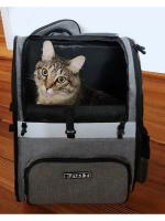 Bolsa de transporte para perros, mochila de hombro para mascotas, marco fuerte, transpirable, plegable, doble puerta, adecuado - details 3