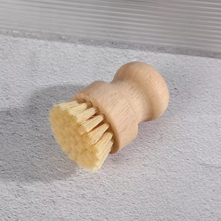 Utensilios de Limpieza de Cocina Zelkova Largo Mango Corto Rodajas de Luffa, No Lastimes, Limpieza de Mano, Sisal - 1