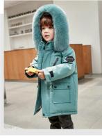 Chaqueta de Plumífero de Pato Blanco para Invierno 2025 Abrigo Exterior Cálido para Niños y Niñas - details 4