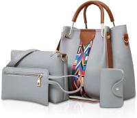 Bolsos Antirrobo de Hombro para Mujer, 4 Piezas, Bolso Bandolera para Mujer, Monedero - details 14