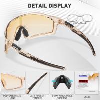Kapvoe-Gafas de ciclismo con degradado para hombre y mujer, lentes de sol a la moda, UV400, para deportes al aire libre, para bicicleta de montaña, 2024 - details 4