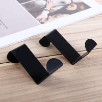 Durable práctico para cocina baño gabinete puerta organizador trasero sin perforaciones gancho para colgar ropa estante de almacenamiento gancho para llaves - details 14