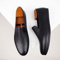 Mocasines casuales de un pedal, zapatos de piel de vaca de primera capa, suela blanda - details 6