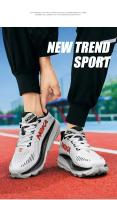 Zapatillas de correr para hombre Transpirables, absorventes de choques, antideslizantes, para correr al aire libre Zapatos de carrera de lujo, zapatos de malla todo terreno - details 10