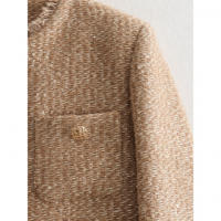 Blazer elegante con borlas Casual para mujer，Adecuado para el trabajo de oficina，Con botones y bolsillos - details 9