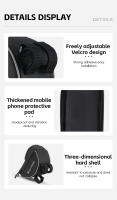 WEST BIKING-Bolsa de ciclismo para cuadro de tubo delantero superior, resistente al agua, funda de teléfono de 6,8 pulgadas, almacenamiento para pantalla táctil, bolsa para manillar de bicicleta - details 8