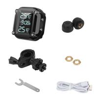 Sistema de supervisión de presión de neumáticos inalámbrico, TPMS con carga USB para motocicleta con 2 sensores externos, pantalla LCD Digital - details 20