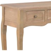 Mesa de entrada recibidor consola 3 cajones madera MDF mesa auxiliar pasillo vestíbulo comedor teléfono llaves mueble aparador tocador - details 33