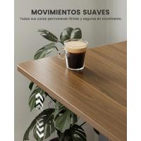 Escritorio Elevable Eléctrico Mesa Ajustable en Altura 120x60 cm Mesa de Oficina con Panel Inteligente de 4 Memorias Escritorio con Gancho para Mochila y Tablero Ensamblaje (Marrón Vintage) - details 35