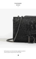 Bolso Cruzado de Lentejuelas para Mujer Bolso de Mano Casual con Correa de Cadena - details 7