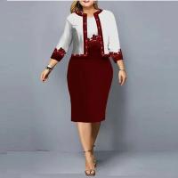 Primavera novedad de verano, trajes de vestir sólidos para mujer, cárdigan con estampado Floral a la moda, Tops y vestido sin mangas, conjuntos informales elegantes de dos piezas - details 5