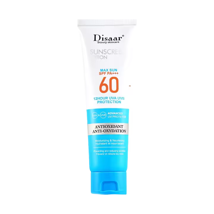 Disaar SPF 60 protector solar 50ml blanqueamiento bloqueador solar Protector UV de larga duración crema protectora hidratante para la piel - 1