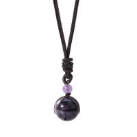 Collar de cristales curativos, ojo de tigre Natural, amatista, protección de bendición de la suerte, cuentas de chakra, colgante de piedra para mujeres y hombres - details 2