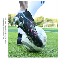 Botas de fútbol de alta calidad para hombre, zapatos de fútbol antideslizantes FG/TF, zapatos de entrenamiento resistentes al desgaste, botines de fútbol al aire libre para niño - details 13