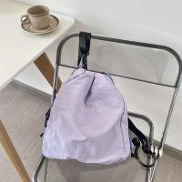 Mochila con cordón de nailon de estilo coreano, bolso deportivo ligero de nailon de Color fresco, bolso de viaje al aire libre dulce Harajuku - details 3
