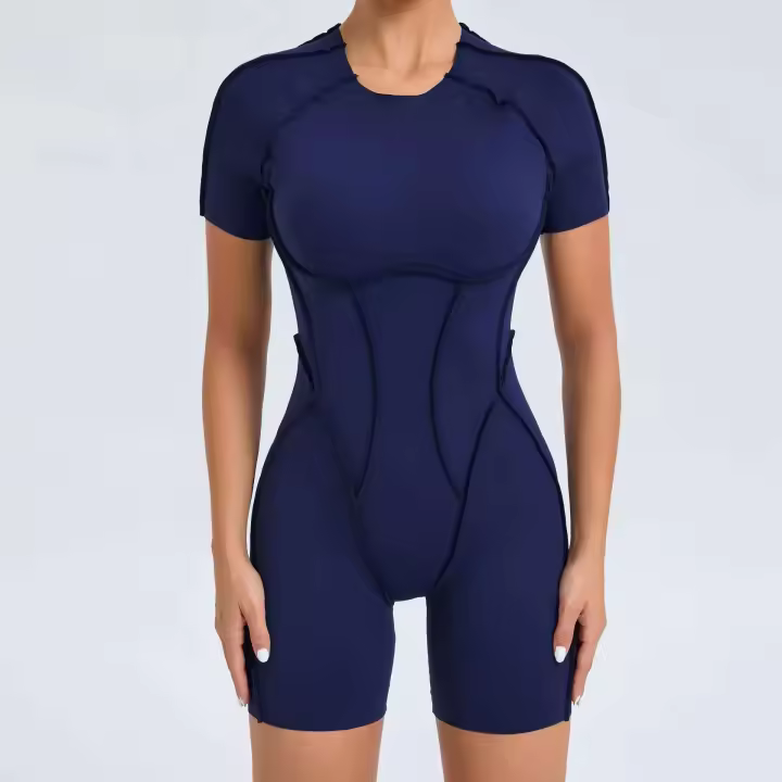 Monos deportivos de yoga para mujer Ouwu Un pieza deportiva sin espalda Ropa de trabajo activa Moda - 1
