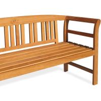 Banco de Jardín Rose Madera Eucalípto Exteriores 158x43x82cm Certif. FSC ®   Patio de 3 Plazas - details 4