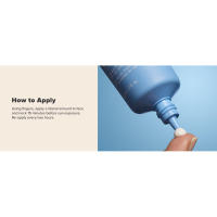To apply, use fingers &apply a liberal amount to face & neck 15 mins before sun exposure.