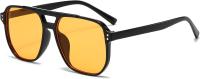 Gafas de sol estilo aviador retro para mujeres y hombres, clásicas de los años 70, montura cuadrada, lentes de sol vintage - details 5