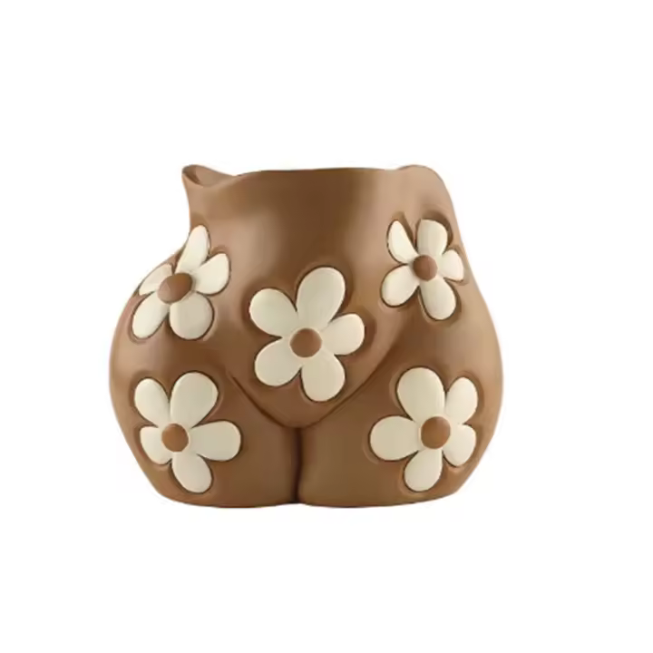 Maceta nórdica Ins para arte corporal, maceta decorativa hecha a mano de resina para suculentas, maceta de escritorio resistente a la corrosión, decoración del hogar - 1