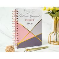 Libro de plan de fitness en inglés, reloj deportivo en libro de bobina de registro, correa suelta A5, cuaderno - details 10