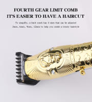Kemei-cortadora de pelo profesional Zero Gapped t-blade, cortapelos recargable, cortapelos de cabeza calva, máquina de corte de pelo de barbero - details 6