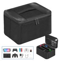 Bolsa de transporte portátil para consola, estuche de viaje, soportes para Gamecard, bolsa de almacenamiento para NS - details 14