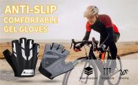 WEST BIKING-guantes de ciclismo reflectantes para hombre y mujer, manoplas de medio dedo para deporte, gimnasio, Fitness, bicicleta de carretera y montaña, Verano - details 0