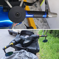 Puños de manillar de goma para motocicleta Yamaha NMAX NMAX125 NMAX155 N-MAX 125 155 accesorios 2018-2021 - details 1