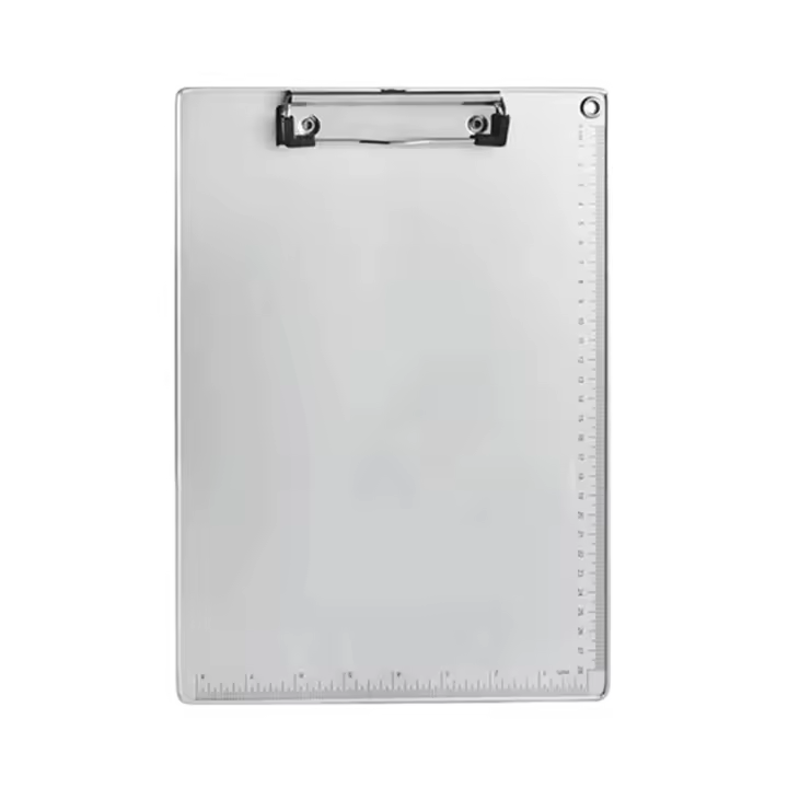 Carpeta de archivos de papelería, almacenamiento de billetes de papel, aleación de aluminio A5, almohadillas de escritura, portapapeles A4, soporte para documentos, Clip para tablero de escritura - 1