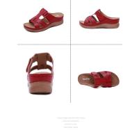 Zapatillas de mujer, zapatos de tacón de cuña informales a la moda de verano - details 0
