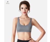 Sujetador deportivo para mujer, Push Up, sin aros, acolchado, entrecruzado, con tiras, para correr, entrenamiento de gimnasia, entrenamiento, ropa interior de Yoga, Tops cortos - details 22