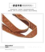 Nuevos bolsos de mujer retro europeos y americanos bolso de moda de un solo hombro oblicuo span bolso de cuero suave lavado - details 9