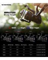 KastKing-carrete de pesca giratorio Brutus superligero, arrastre máximo de 8KG, relación de engranaje 5,2: 1, bobina de pesca de carpa de agua dulce - details 0