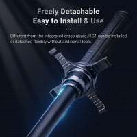 Bastón Desmontable Nextorch HG1 con Guardabarros Libremente Rotable 360° de Aleación de Aluminio Aérea 2m Antidrop Design Removeable sin Herramientas - details 1