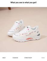 Zapatillas de deporte de suela gruesa para mujer, zapatos informales de malla transpirable con cierre de cordones, versátiles para temporada de otoño, 2025 - details 11