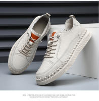 Primera capa de cuero de vaca zapatos de los hombres zapatos de cuero 2025 de los hombres de cuero genuino hechos a mano zapatos casuales de un pedal de cuero suave suela suave zapatos Doudou. - details 22