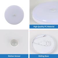 Lámpara de Techo LED Goeco con Sensor de Movimiento 30W 6600K Luz de Techo Moderna con Luz Blanca Fría Ø25CM Plafón Redondo Blanco Iluminación Interior Eficiencia de Energía - details 5