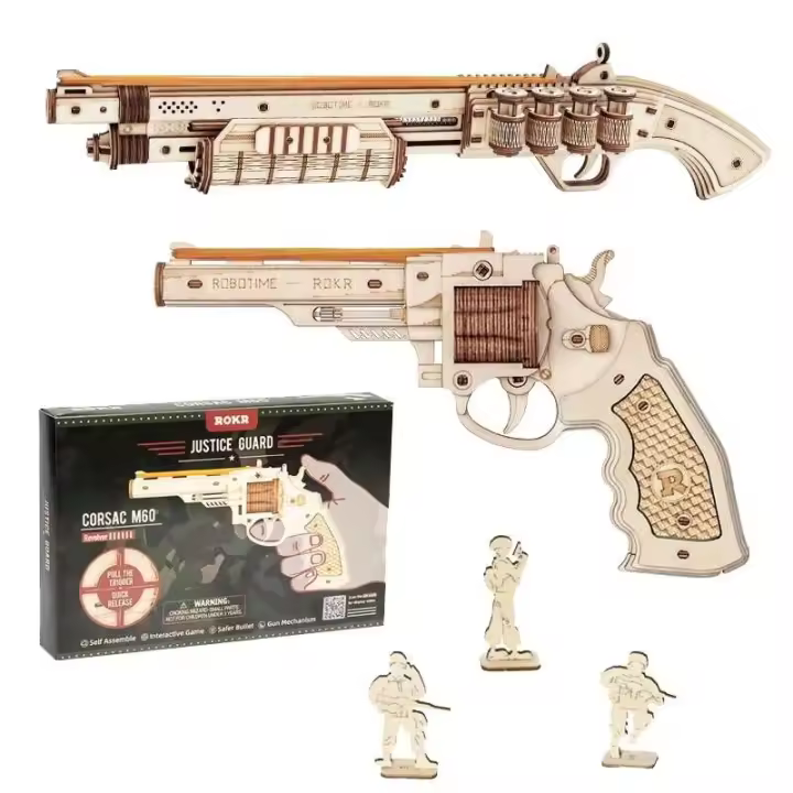 Robotime Gun Blocks modelo Kit de construcción juguetes para niños regalo de cumpleaños - 1