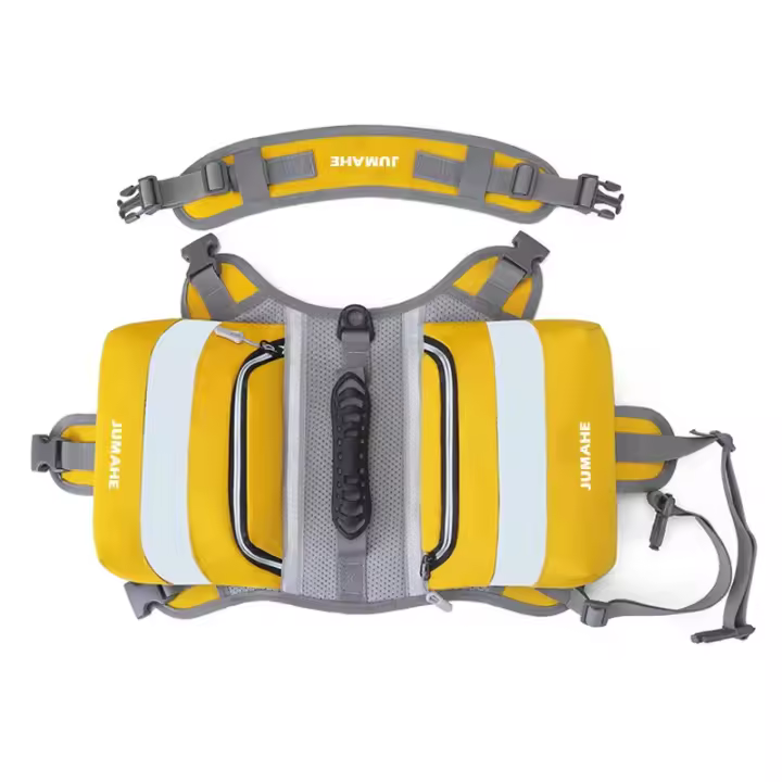 Mochila de tela Oxford para perro, bolsa táctica para perros medianos y grandes, impermeable, reflectante, para exteriores - 1