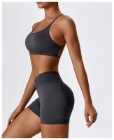 Camisola Deportiva Sin Espalda Top de Deportes Ajustado para Mujeres Absorbente de Choques - details 27