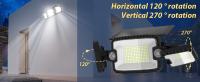 Luces Solares con Sensor de Movimiento Iluminación Segura al Aire Libre con 3 Cabezas - details 2