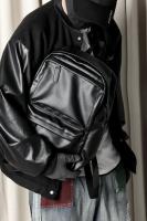 Mochila de viaje de cuero PU para hombre, morral escolar de negocios de color sólido, a la moda, novedad de 2022 - details 18